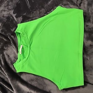 Zara women's, large, lime green